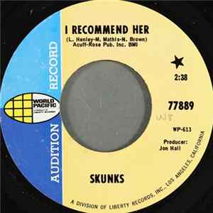 Skunks - I Recommend Her FLAC