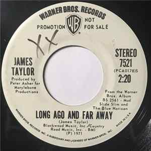 James Taylor - Long Ago And Far Away FLAC