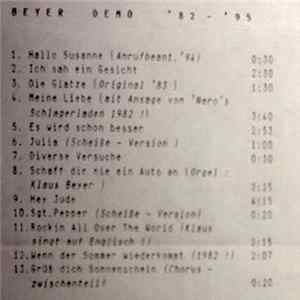 Klaus Beyer - Beyer Demo '82 - '95 FLAC