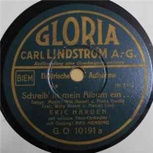 Eric Harden Mit Seinem Tanz-Orchester - Schreib' In Mein Album Ein ... / Napolitana FLAC