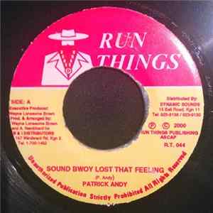 Patrick Andy - Sound Bwoy Lost That Feeling FLAC