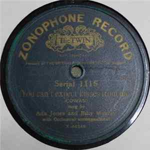 Ada Jones And Billy Murray - You Can't Expect Kisses From Me / Be My Little Bumble Bee FLAC