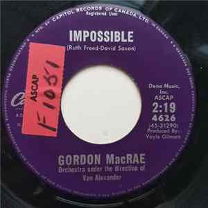Gordon MacRae - Impossible / Ordinary People FLAC