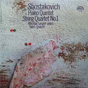 Shostakovitch / Miroslav Langer, Talich Quartet - Piano Quintet / String Quartet No. 1 FLAC
