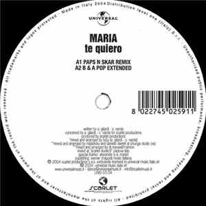 Maria - Te Quiero FLAC