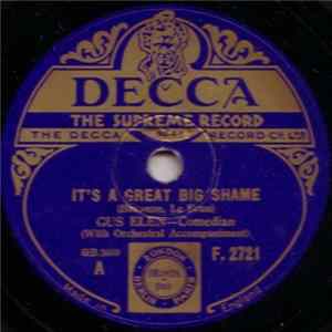 Gus Elen - It's A Great Big Shame / 'Arf A Pint Of Ale FLAC