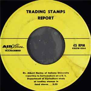 Dr. Albert Haring - Trading Stamps Report FLAC