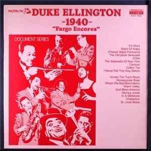 Duke Ellington - 1940 "Fargo Encores" FLAC