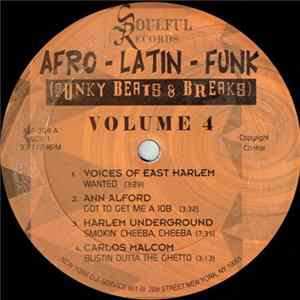 Various - Afro-Latin-Funk (Funky Beats & Breaks) Volume 4 FLAC