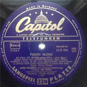Jane Froman - Yours Alone FLAC