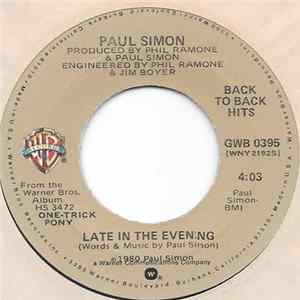 Paul Simon - Late In The Evening / One Trick Pony FLAC