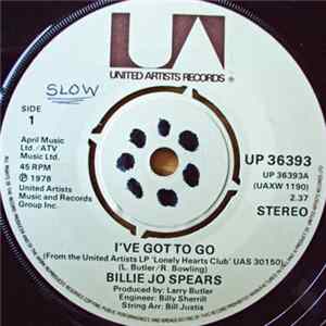 Billie Jo Spears - I've Got To Go FLAC