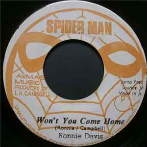 Ronnie Davis - Won't You Come Home FLAC
