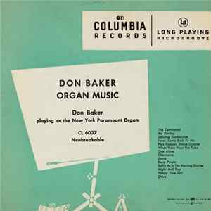 Don Baker - Organ Music FLAC