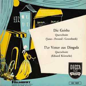 Various - Die Geisha (Querschnitt) / Der Vetter Aus Dingsda (Querschnitt) FLAC