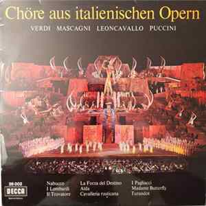 Coro E Orchestra Dell'Accademia Di Santa Cecilia, Carlo Franci, Francesco Molinari-Pradelli, Tullio Serafin, Alberto Erede - Chöre aus italienischen Opern FLAC