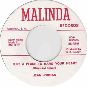 Jean Jordan - Just A Place To Hang Your Heart / Cold War Of Love FLAC
