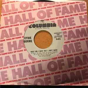Eydie Gormé - What Did I Have That I Don't Have! / If He Walked Into My Life FLAC