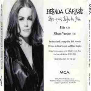 Belinda Carlisle - Live Your Life Be Free FLAC