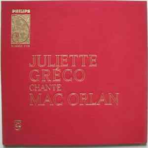 Juliette Gréco - Juliette Gréco Chante Mac Orlan FLAC