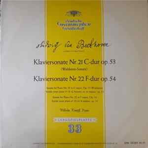Beethoven / Wilhelm Kempff - Klaviersonate Nr. 21 C-Dur Op. 53 (Waldstein-Sonate) / Klaviersonate Nr. 22 F-dur Op. 54 FLAC