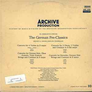 Georg Philipp Telemann - 4 Concertos FLAC