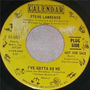 Steve Lawrence - I've Gotta Be Me FLAC
