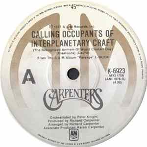 Carpenters - Calling Occupants Of Interplanetary Craft (The Recognized Anthem Of World Contact Day) FLAC