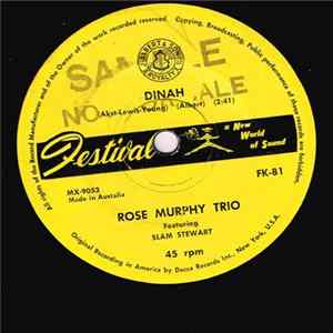 Rose Murphy Trio Featuring Slam Stewart - Dinah FLAC