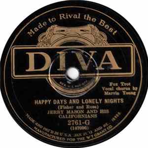Jerry Mason And His Californians - Happy Days And Lonely Nights / Just A Sweetheart FLAC