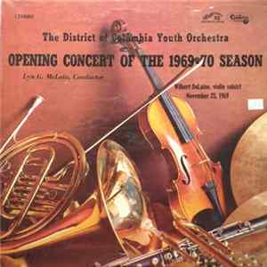 The District Of Columbia Youth Orchestra, Lyn G. McLain, Wilbert DeLaine - Opening Concert Of The 1969-70 Season FLAC