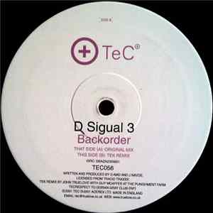 D Sigual - Back Order FLAC