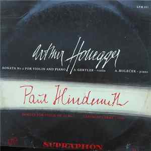 Arthur Honegger / Paul Hindemith - Sonata No. 2 For Violin And Piano / Sonata For Viola Op. 25 No. 1 FLAC