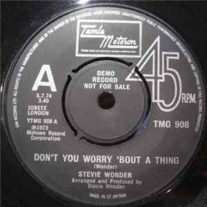 Stevie Wonder - Don't You Worry 'Bout A Thing / Do Yourself A Favor FLAC