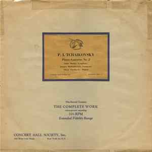 P. I. Tchaikovsky - Santa Monica Symphony, Jacques Rachmilovich, Shura Cherkassky - Piano Concerto No. 2 Op. 44 In G Major FLAC