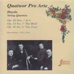 Joseph Haydn, Quatuor Pro Arte - String Quartets - Recordings: 1931-1938 FLAC