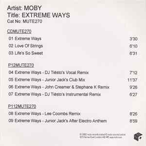 Moby - Extreme Ways FLAC