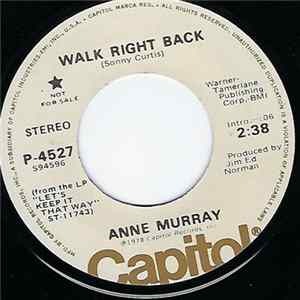 Anne Murray - Walk Right Back FLAC