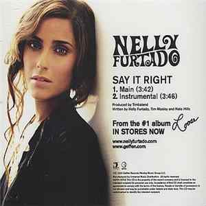Nelly Furtado - Say It Right FLAC