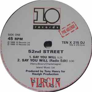 52nd Street - Say You Will FLAC