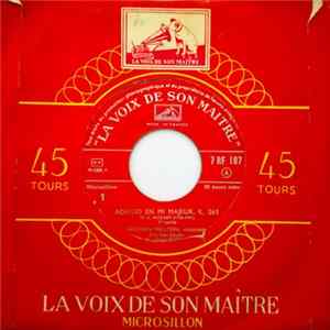 Nathan Milstein, W.-A. Mozart, R.C.A. Victor Orchestra, Vladimir Golschmann - Adagio En Mi Majeur, K. 261 FLAC