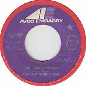 The Pastor Brothers - Don't Leave Me Baby FLAC