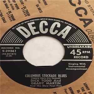 Dick Todd And Grady Martin And The Slew Foot Five - Sweethearts Or Strangers / Colombus Stockade Blues FLAC