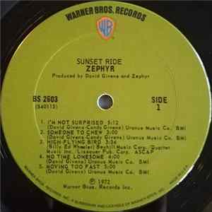 Zephyr - Sunset Ride FLAC