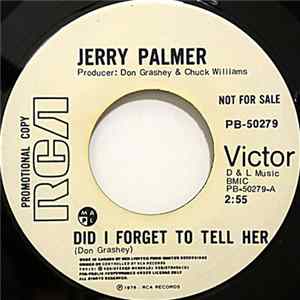 Jerry Palmer - Did I Forget To Tell Her FLAC