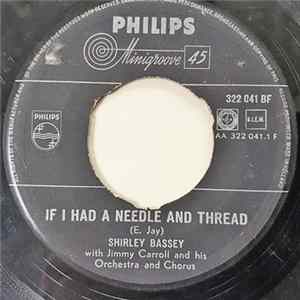 Shirley Bassey With Jimmy Carroll - If I Had A Needle And Thread / Tonight My Heart She Is Crying FLAC