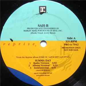 Sah-B - Summa Day / Some Ol' Sah-B Shit FLAC