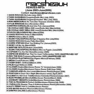 Marsheaux - Remixes - MP3s (June 2003 - June 2009) FLAC