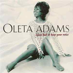 Oleta Adams - I Just Had To Hear Your Voice FLAC