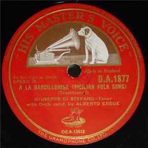 Giuseppe di Stefano - A La Barcillunisa / Cantu A Timuni FLAC